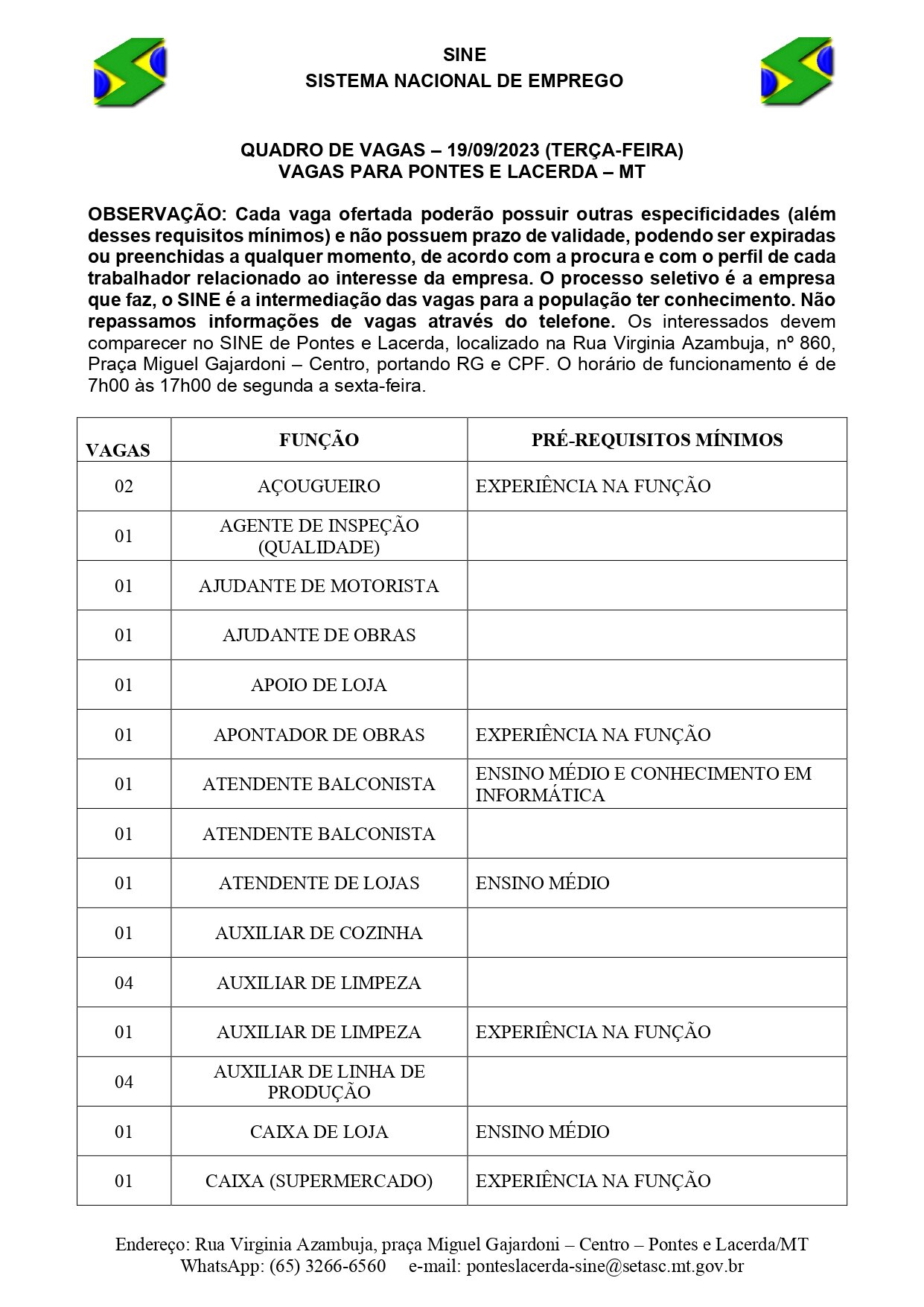 Prefeitura Municipal de Pontes e Lacerda